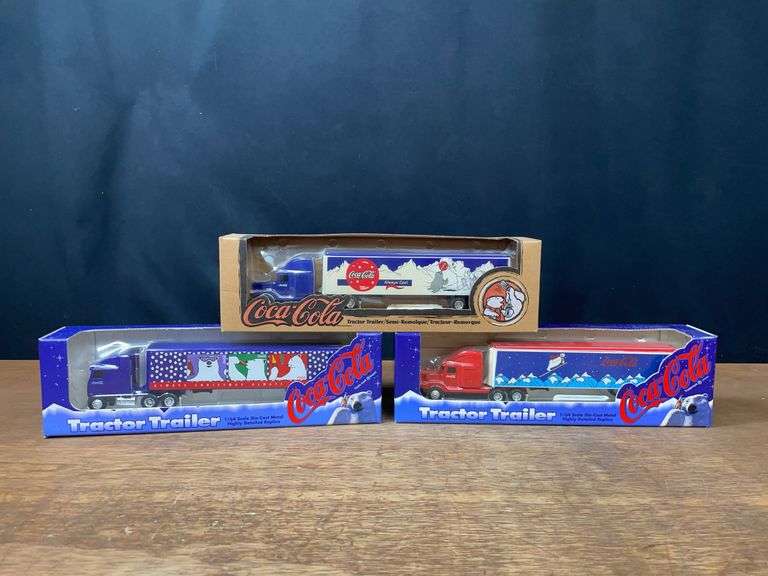 (3) 1/64 Coca-Cola Semis NIB image