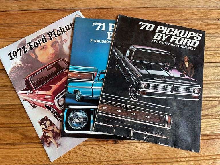 (3) Ford Pickup Sales Literature image