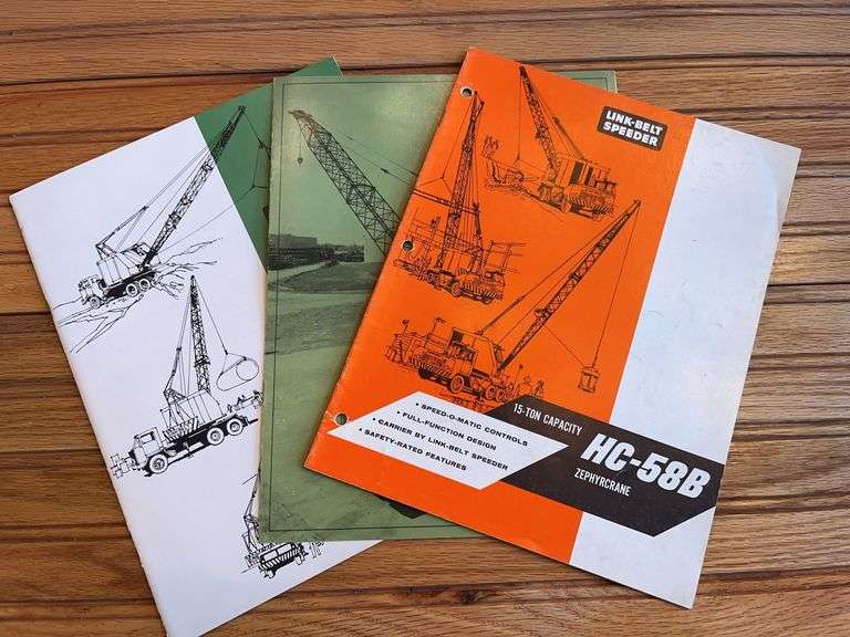 (3) Link-Belt Crane Sales Literature image