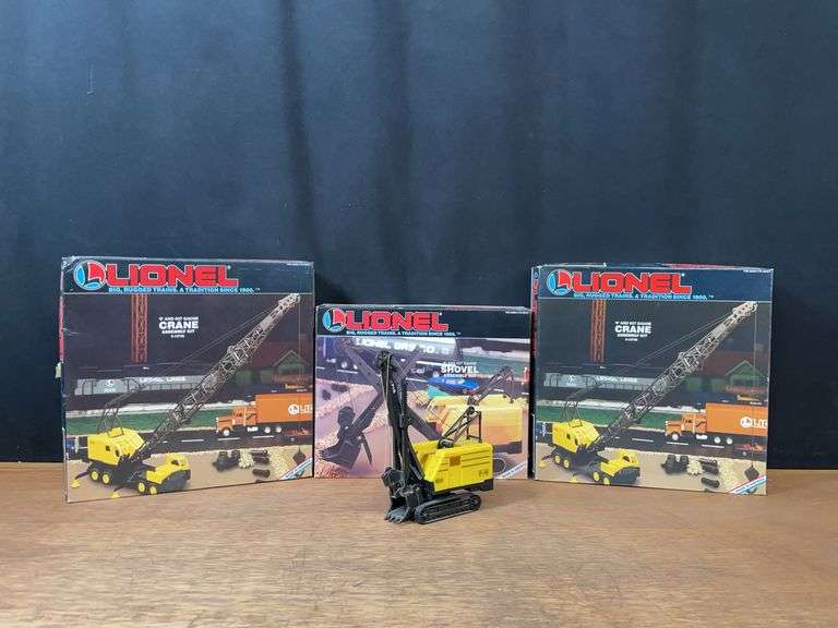 (3) Crane + Shovel Kits NIB Lionel image
