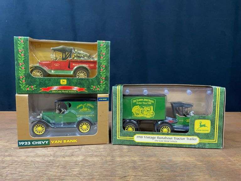 (3) John Deere Trucks NIB Ertl image