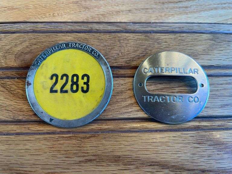 (2) Caterpillar Employee Badges image
