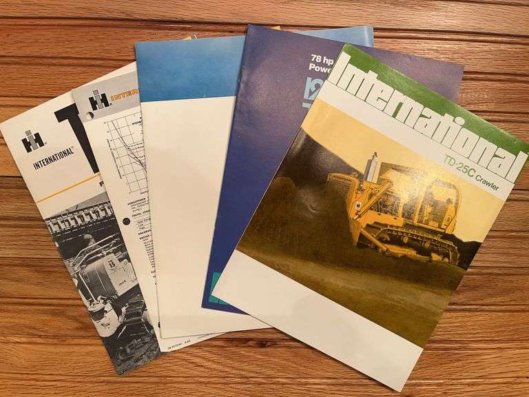 (5) International Crawler Sales Literature image