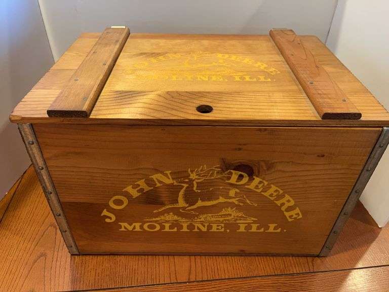 John Deere Wooden Crate image