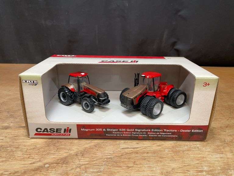 1/64 Case-IH Steiger 535 + Magnum 305 Gold Signature Set NIB Ertl image