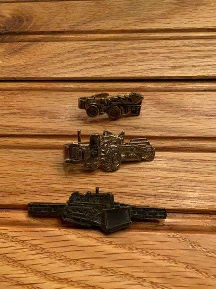(3) Caterpillar Tie Clips image