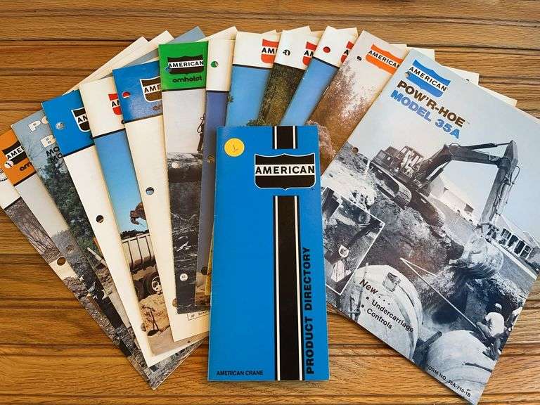 (15) American Construction Equipment Sales Literature image