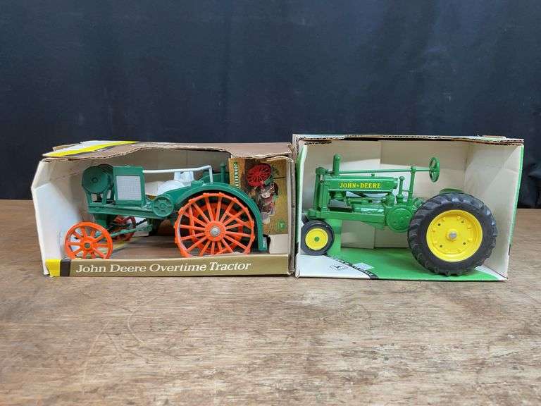 (2) John Deere A + Overtime NIB Ertl image
