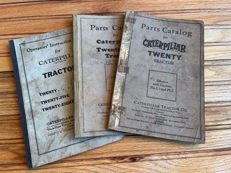 (3) Caterpillar Crawler Manuals image