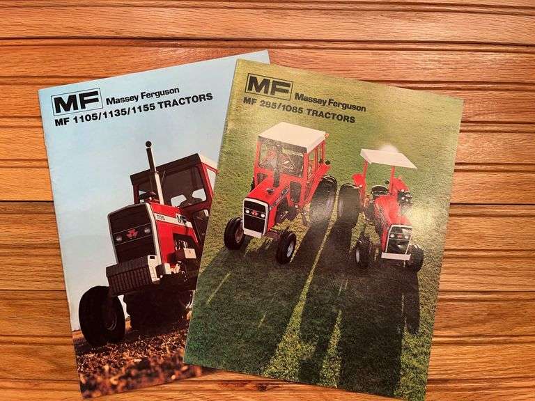 (2) Massey Ferguson Tractor Sales Literature image