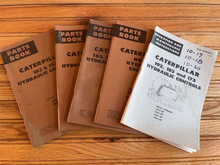 (5) Caterpillar Hydraulic Control Manuals image