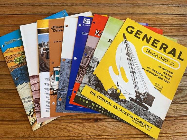 (9) Construction Equipment Sales Literature image