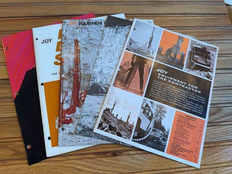 (5) Joy Mfg. Co. Sales Literature image