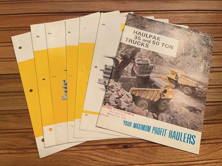 (7) WABCO Haulpak Trucks Sales Literature image