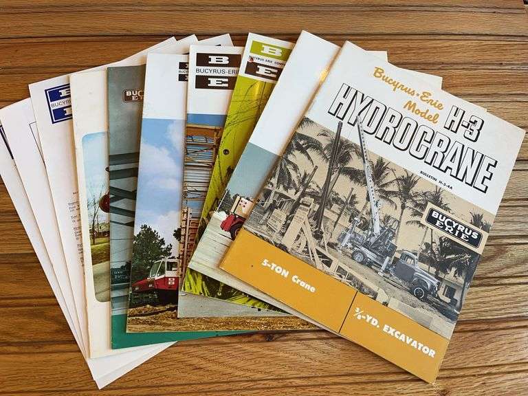 (13) Bucyrus-Erie Crane Sales Literature image