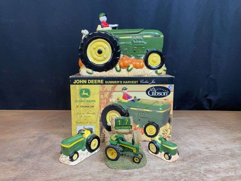 John Deere Cookie Jar, Tractor, Shakers image