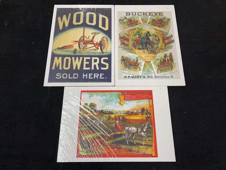 (3) Wood, P.P. Mast, Walter A. Wood Prints image