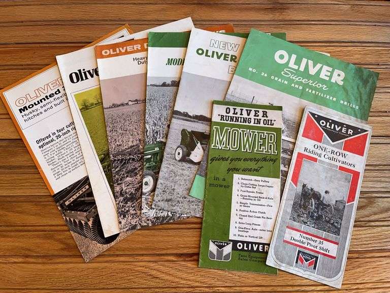 (8) Oliver Implement Sales Literature image