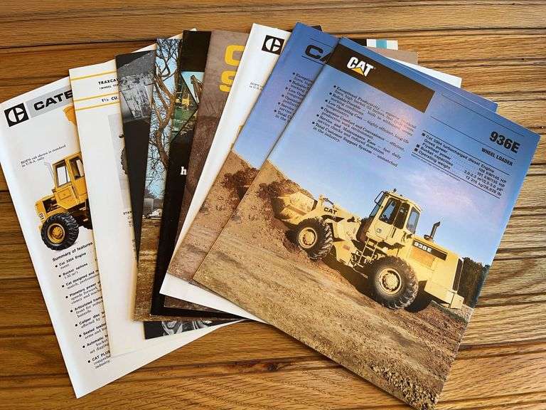 (9) Caterpillar Wheel Loader Sales Literature image