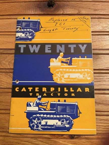 Caterpillar Twenty Crawler Sales Literature image