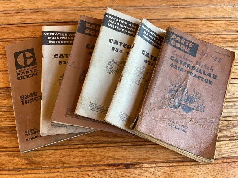 (6) Caterpillar Tractor Manuals image