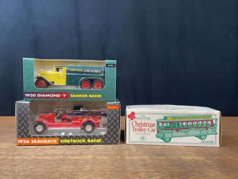 (3) John Deere Trucks NIB Ertl image