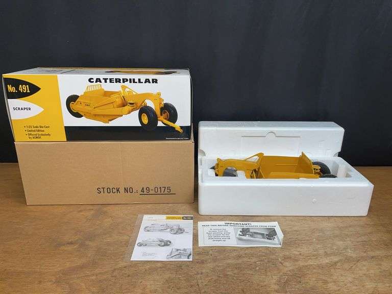 1/25 Caterpillar No. 491 Scraper NIB 1st Gear image