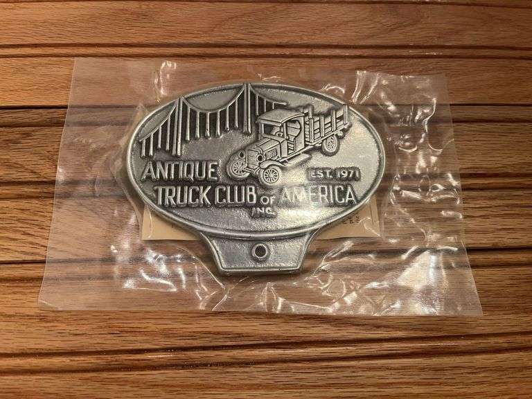 Antique Truck Club Of America License Plate Topper image