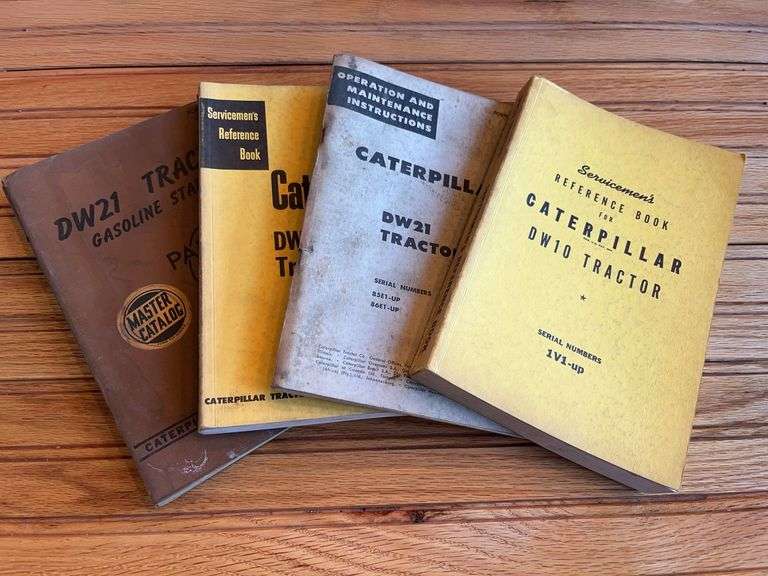 (4) Caterpillar Tractor Manuals image
