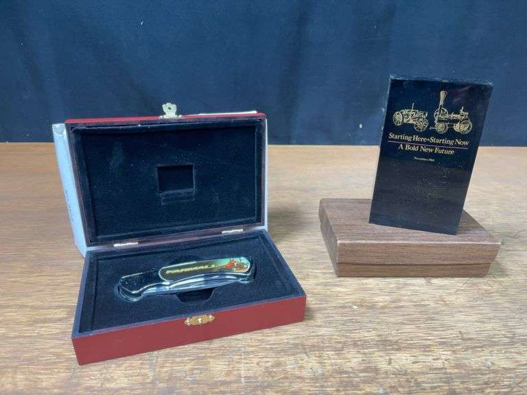(2) Farmall Pocket Knife + Case-IH Paperweight image