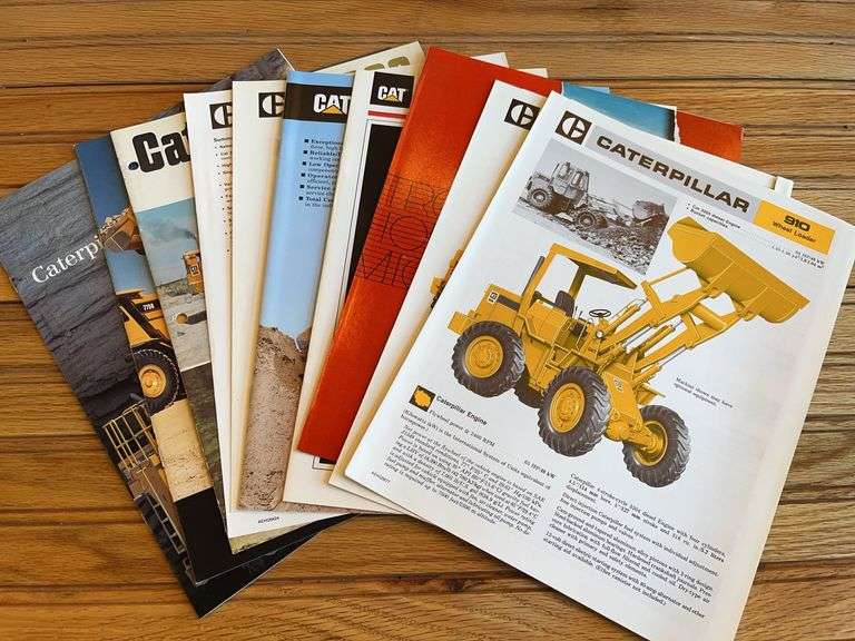(10) Caterpillar Wheel Loader Sales Literature image