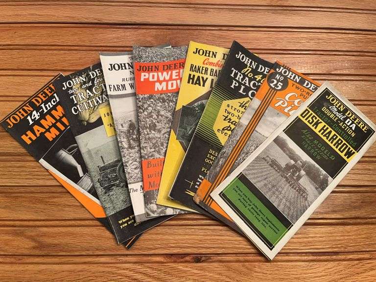(8) John Deere Implement Sales Literature image