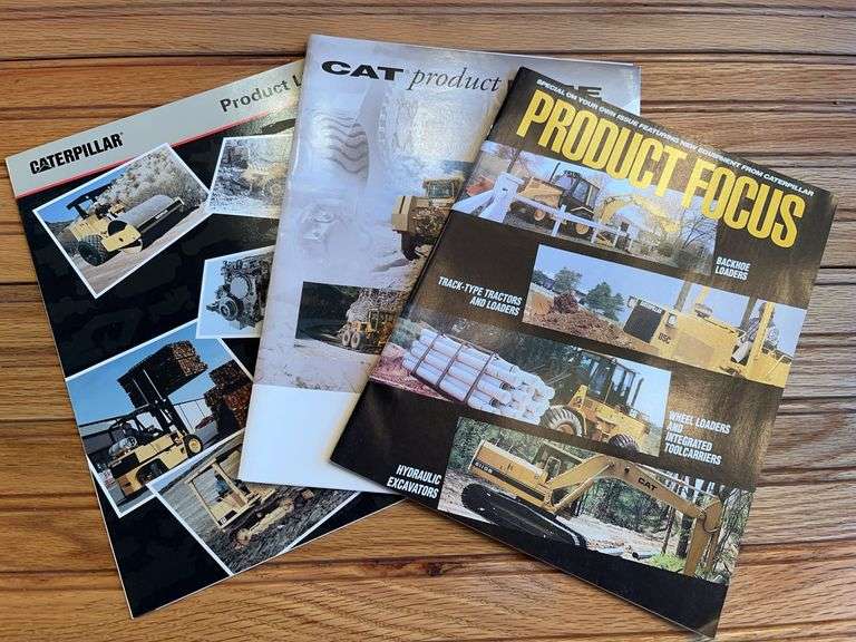 (3) Caterpillar Sales Literature image
