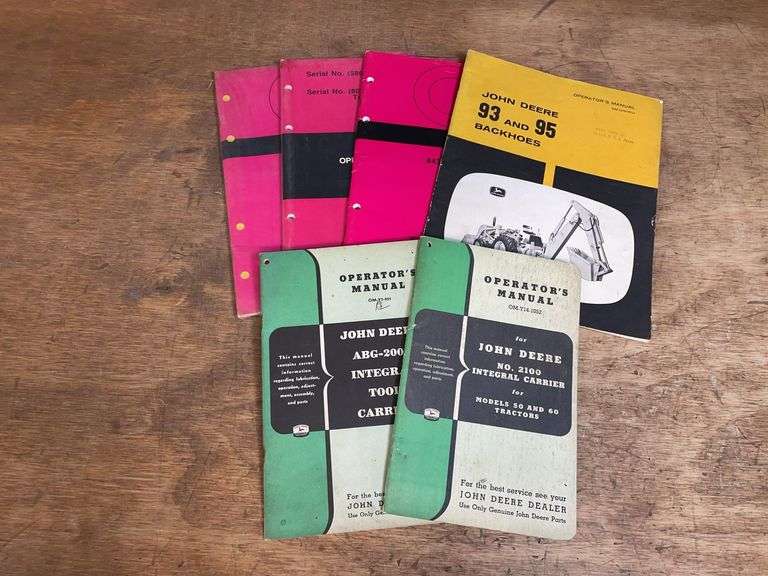(6) John Deere Manuals image