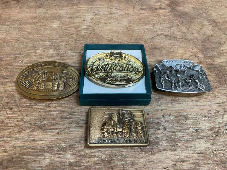 (4) John Deere Belt Buckles image