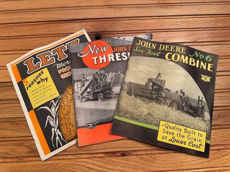 (3) John Deere + Letz Sales Literature image