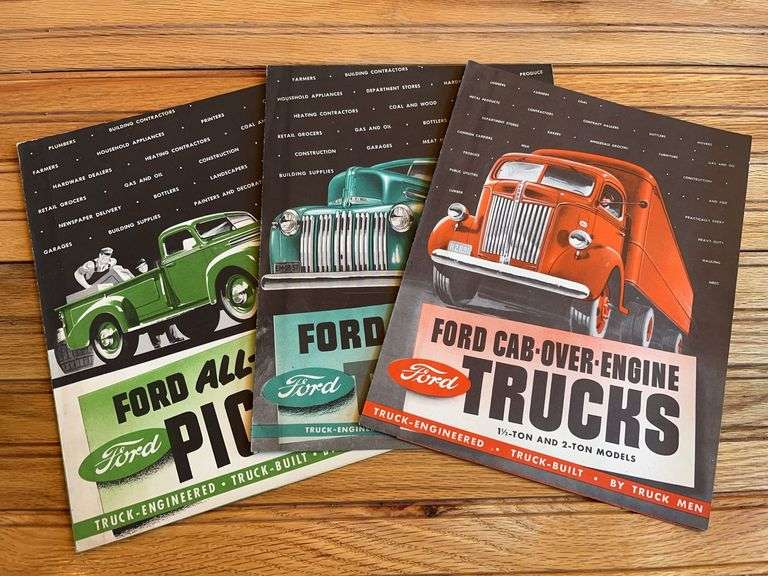 (3) 1946 Ford Truck Sales Literature image