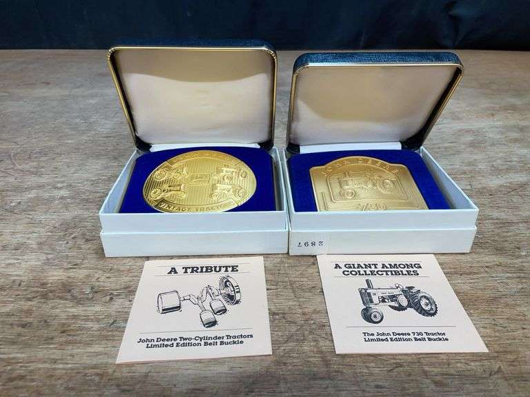 (2) John Deere Belt Buckles image