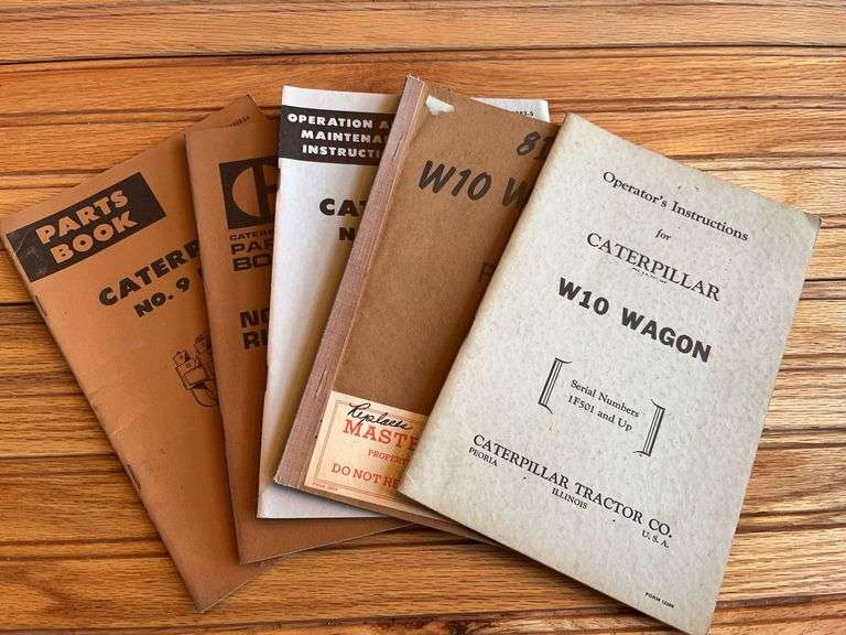 (5) Caterpillar Ripper + Wagon Manuals image