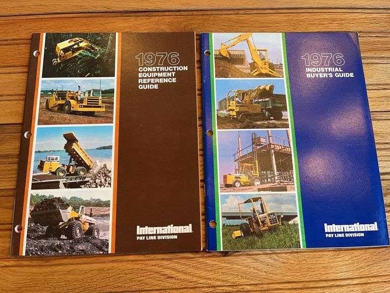 (2) 1976 IH Industrial Buyers + Reference Guides image