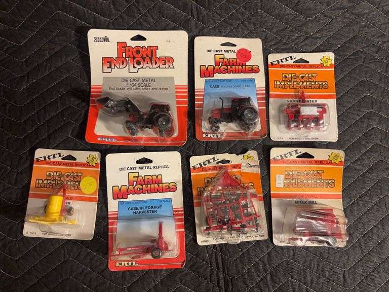 (7) 1/64 Case International Farm Equipment Ertl image