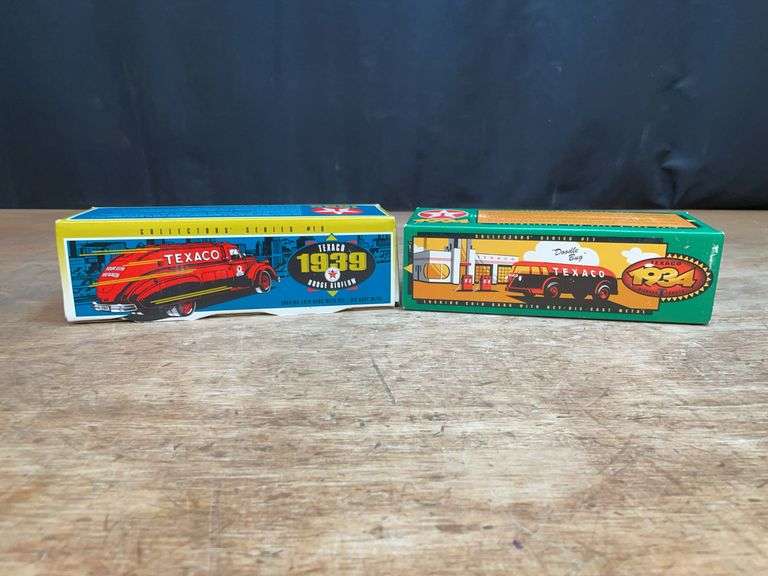 (2) Texaco Truck Banks NIB Ertl image