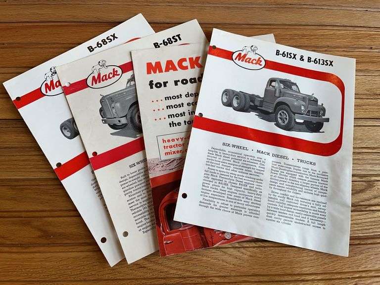 (4) Mack Truck Sales Literature image