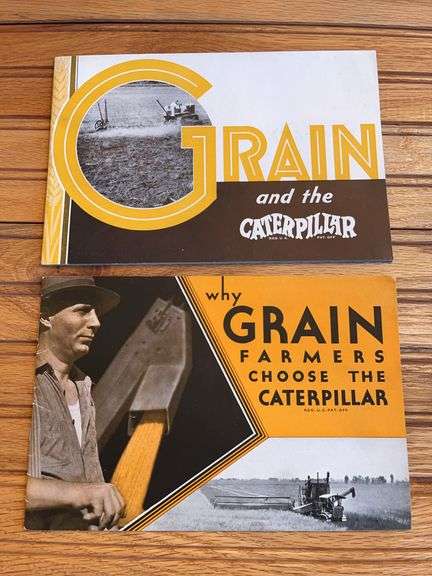 (2) Caterpillar Grain Farming Sales Literature image