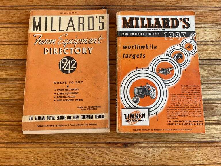(2) Millard's Farm Equipment Directories image