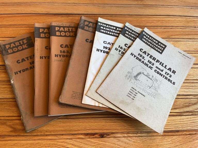(7) Caterpillar Hydraulic Controls Manuals image