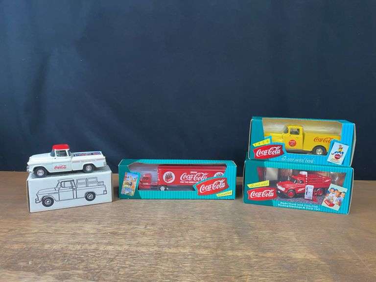 (4) Coca-Cola Trucks NIB image
