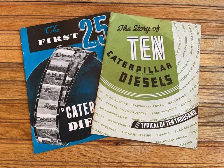(2) Caterpillar Crawler Sales Literature image