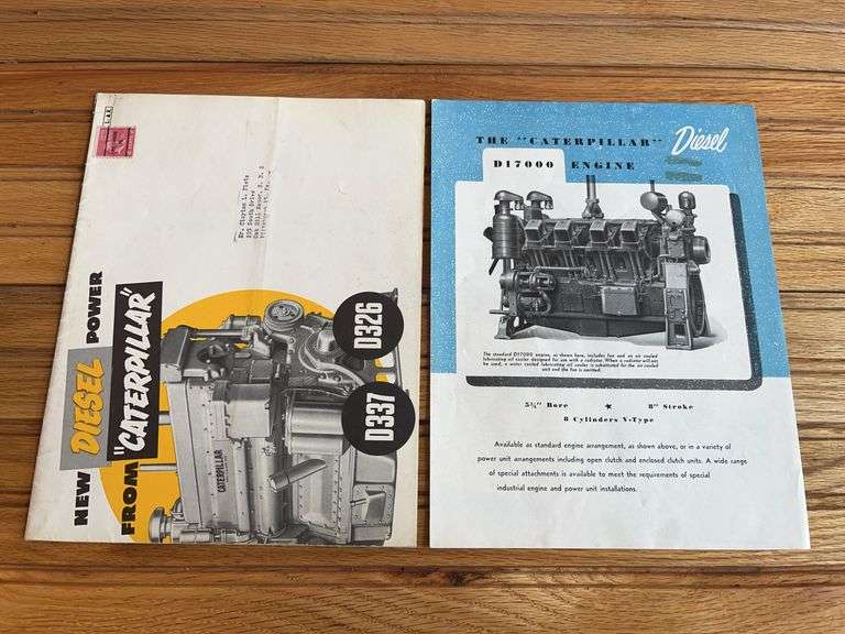 (2) Caterpillar Engine Sales Literature image