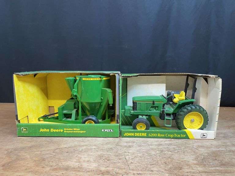 (2) 1/16 John Deere 6200 + Mixer NIB Ertl image